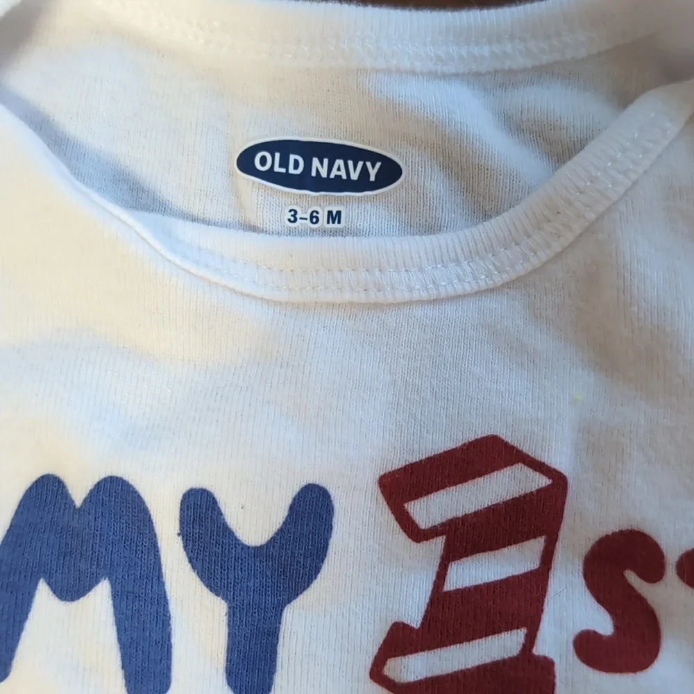 Mixed Brand Americana 4th of July 4-Piece Clothing Bundle Unisex Size 0-3 Months